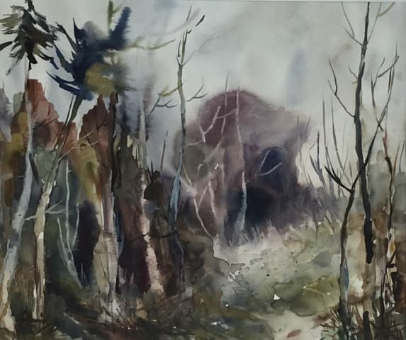 Image 5 of the artwork "Erdő/Wald" by Tibor Gáspárdy on art24