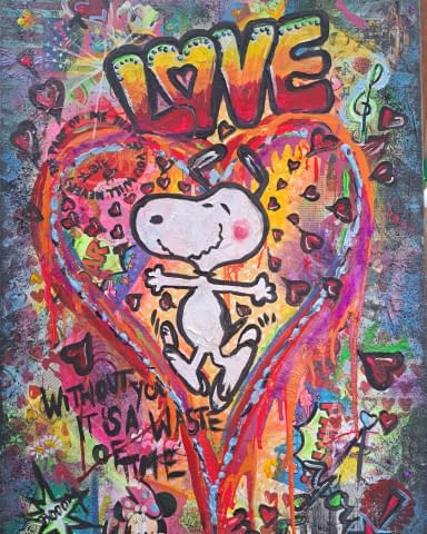 Image 1 of the artwork "Love is in the Air 2" by Martina Marten on art24