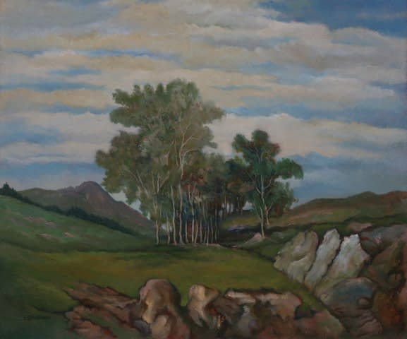 Bild 1 des Kunstwerks "Skalnatá krajina (dt. Felslandschaft)" von František Sembdner auf art24