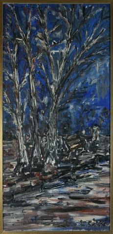 Image 1 of the artwork "Winterliche Landschaft mit Baum" by Gabor Kekkö on art24