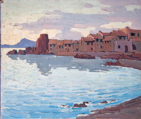 Image 2 de l'œuvre "Erbalunga Corse (dt. Erbalunga Korsika)" par Ch. A. Mangin sur art24