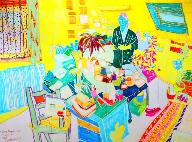 Image 1 of the artwork "Esther's room in Lucerne" by Dorothy Aniro P. on art24