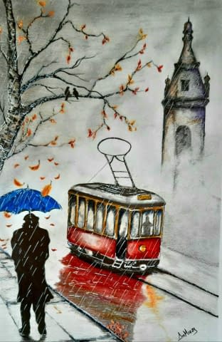 Image 1 of the artwork "Α rainy day" by Dimitris on art24