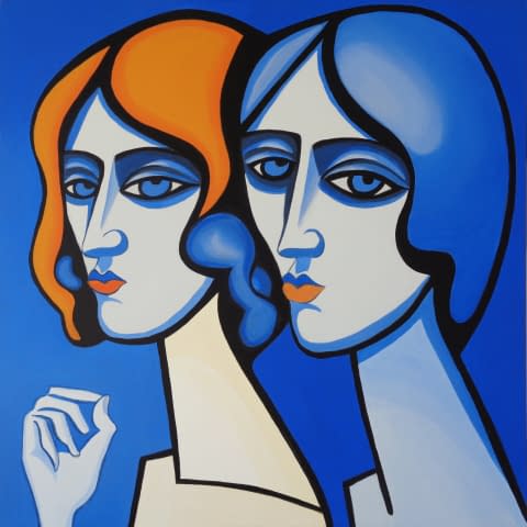 Bild 1 des Kunstwerks "Sisters" von Ellen Art auf art24