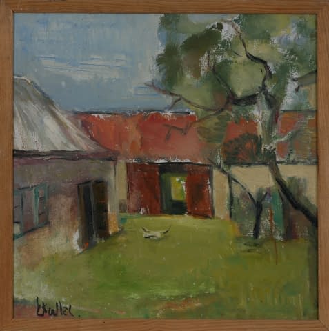 Image 1 de l'œuvre "Bauernhof" par Eustach Kadlec sur art24