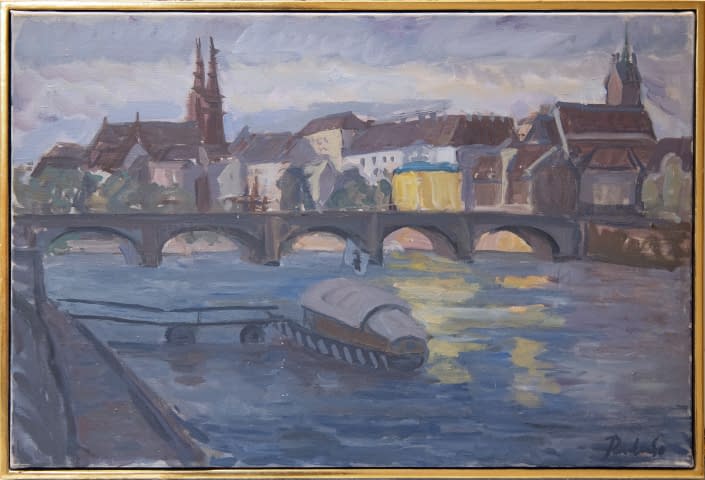 Bild 1 des Kunstwerks "Ohne Titel (Blick auf Basler Altstadt)" von Artist Wanted auf art24