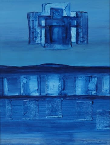 Image 1 of the artwork "Ice nine, homage to Kurt Vonne gut" by Edith Irving-Sommer on art24