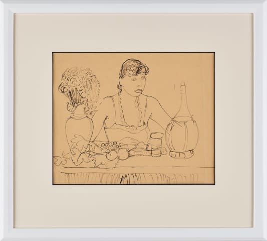 Image 1 of the artwork "Frau am Esstisch" by Ignaz Epper on art24