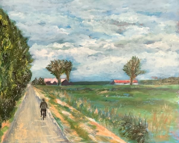 Bild 1 des Kunstwerks "Radweg" von Corinna auf art24