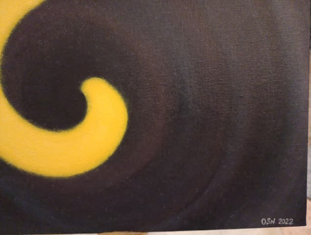 Bild 3 des Kunstwerks "Black Hole" von Olha Nazarenko auf art24