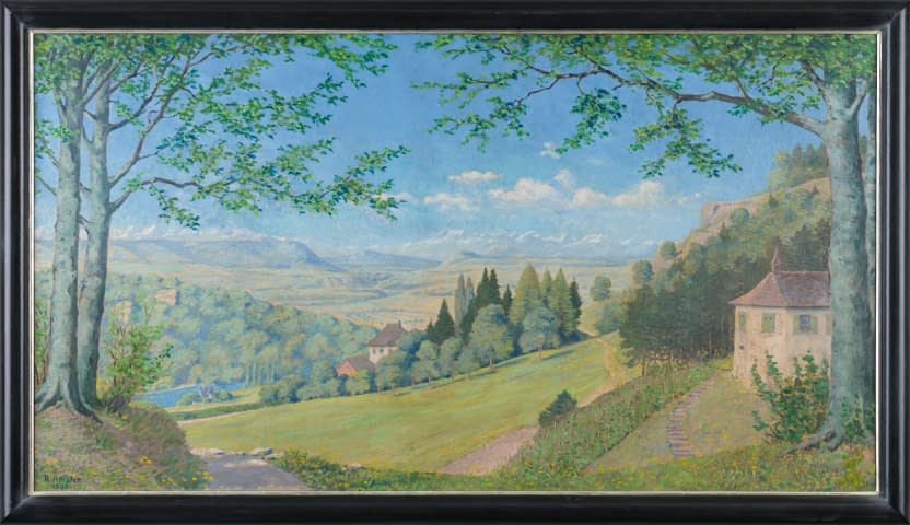 Image 1 of the artwork "Weite Landschaft" by Richard Emil Amsler on art24