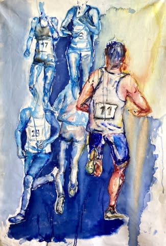 Bild 1 des Kunstwerks "Running in my Family" von Katarina Babska Malikova auf art24