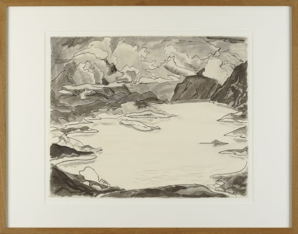 Bild 1 des Kunstwerks "See zwischen Bergen" von Erich Heckel auf art24