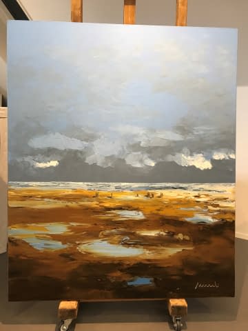 Image 1 de l'œuvre "Wolken und Meer" par Margot Ressel sur art24