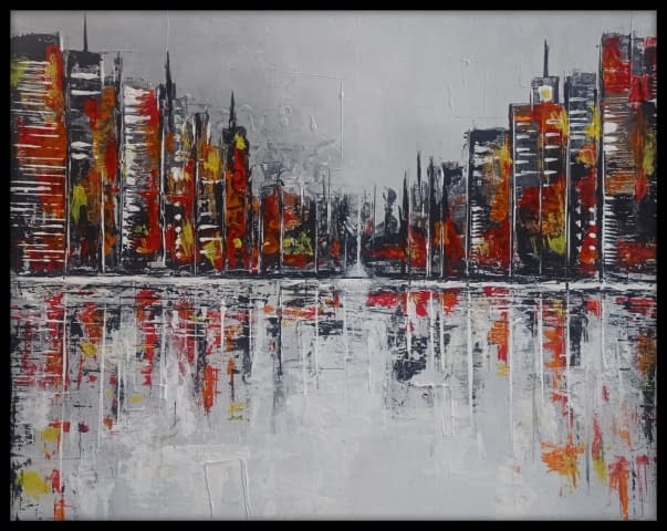 Bild 1 des Kunstwerks "1001 Manhatten" von D.Rei auf art24