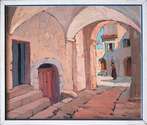 Image 2 of the artwork "La Turbie (Alpes Maritimes)" by Ch. A. Mangin on art24