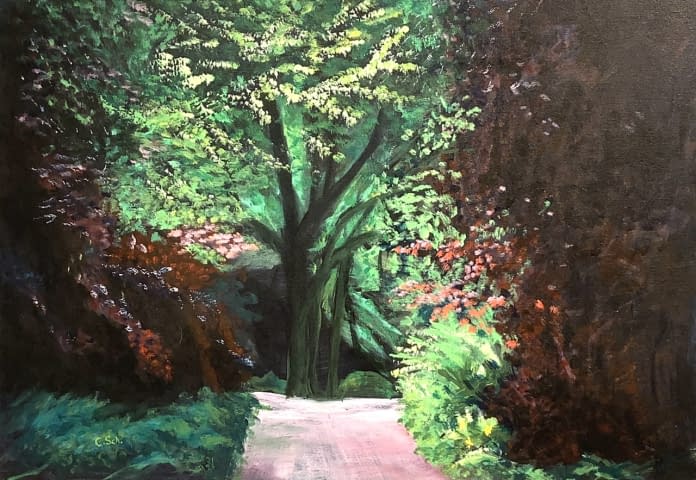 Bild 2 des Kunstwerks "Gartenweg" von Corinna auf art24