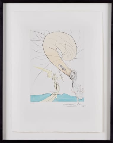 Image 1 de l'œuvre "Freud a Tête d'Escargot" par Salvador Dalí sur art24