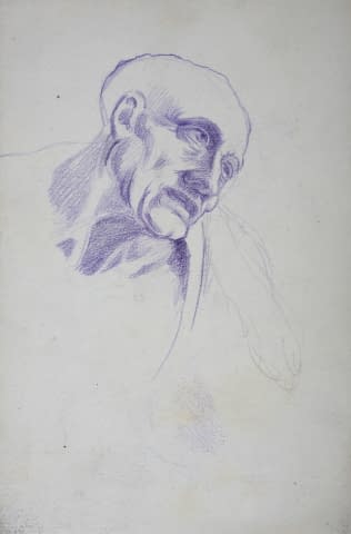 Image 1 of the artwork "Studie eines Sterbenden" by Arthur Joseph Guéniot on art24