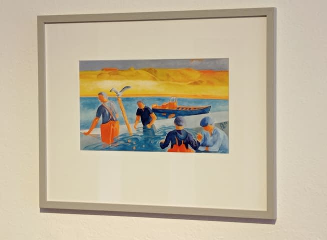 Image 1 of the artwork "Fischer in Ferragudo" by Marcus Nordmann on art24