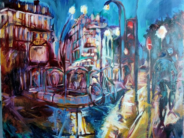 Image 1 of the artwork "Ambiance métro Paris" by Marie-France Vuille on art24