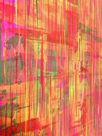 Bild 2 des Kunstwerks "Neon rain" von PamKes auf art24