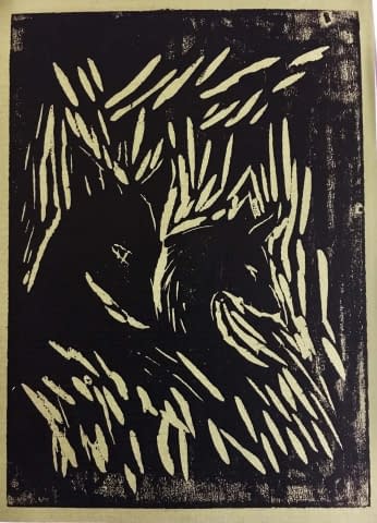 Image 2 of the artwork "Zwei Tiere" by Ebba Sakel on art24