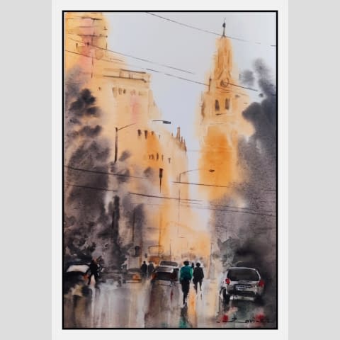 Image 1 of the artwork "City view" by Ravi Kumar on art24