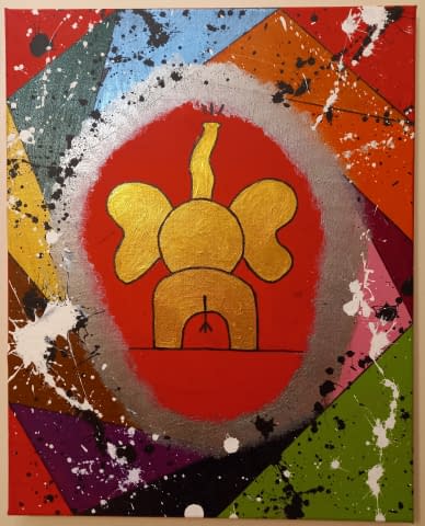 Image 1 of the artwork "The Golden Elephant" by Blackjin on art24