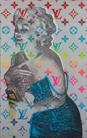 Image 2 de l'œuvre "Marilyn Blue" par Shane Bowden sur art24