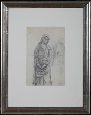 Image 1 of the artwork "Zeichenstudie einer Bäuerin" by Arthur Joseph Guéniot on art24