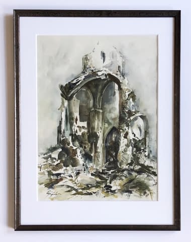 Image 1 of the artwork "Kecske-templom/Geißkirche" by Tibor Gáspárdy on art24