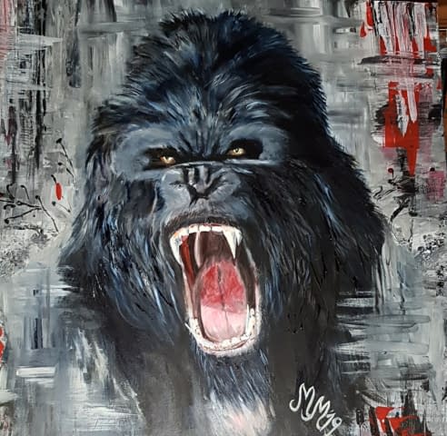 Bild 1 des Kunstwerks ""KONG "" von Martina Marten auf art24