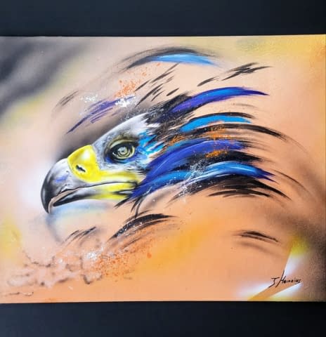 Image 1 of the artwork "When eagles cry" by JMH color Rock's on art24