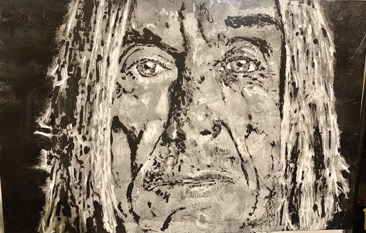 Bild 1 des Kunstwerks "Iggy Pop" von Christian Baden auf art24