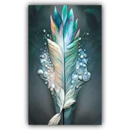 Flower made of Feathers
