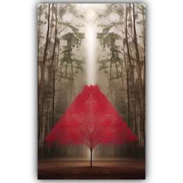 Red triangle tree