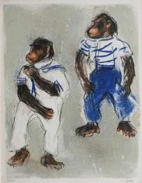 Zwei Affen (166/200)